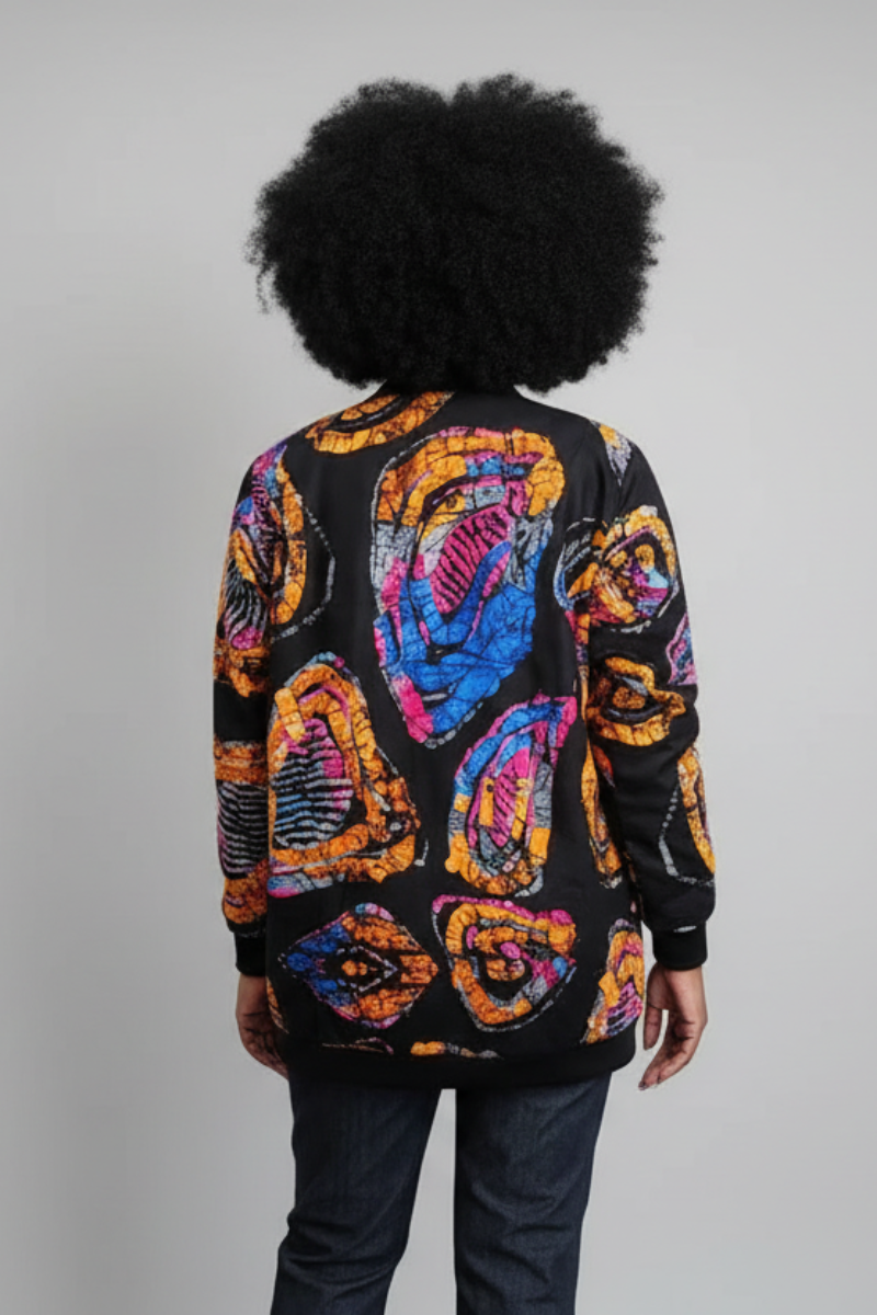 TEVI BOMBER JACKET- ORANGE