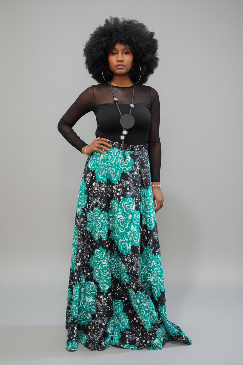 AYERA FLARED SKIRT