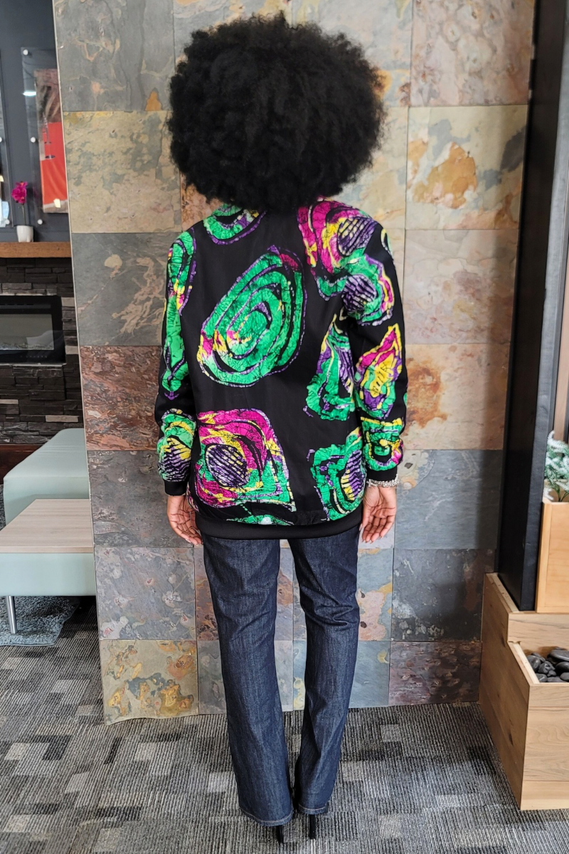 TEVI BOMBER JACKET- GREEN