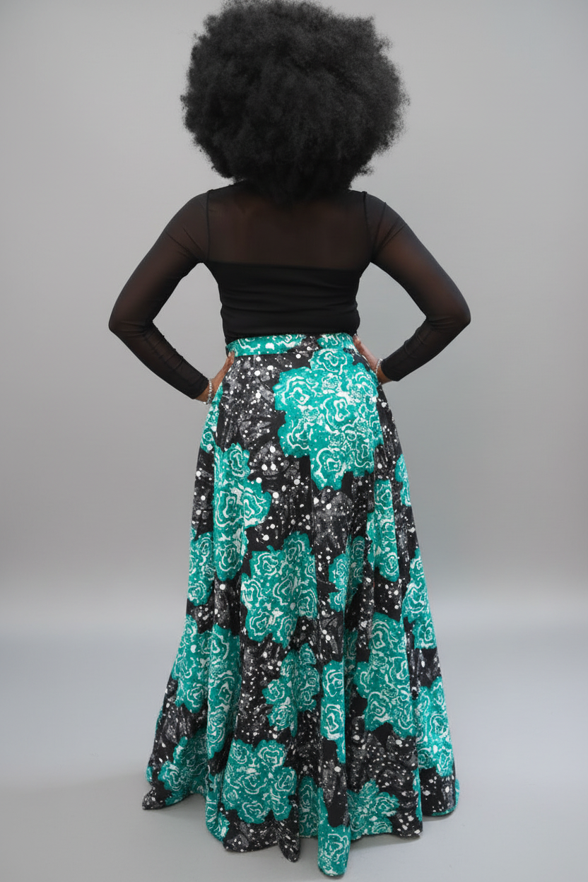 AYERA FLARED SKIRT