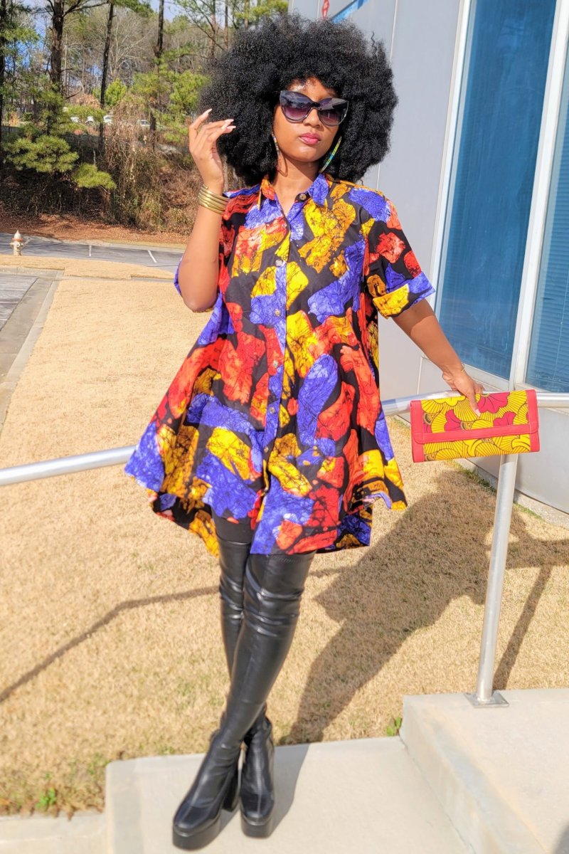 KUTE WATERFALL SHIRT DRESS